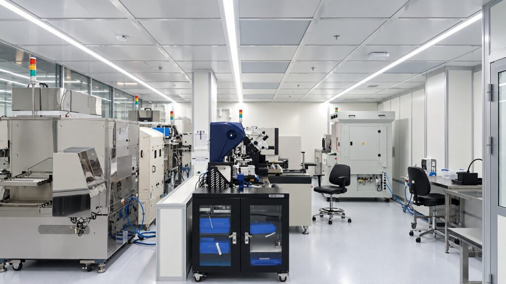 Jabil Optics clean room